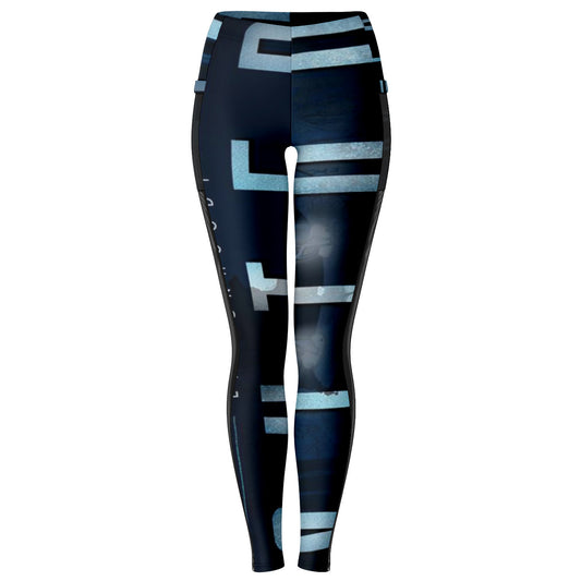 Outer Limits Mesh Pocket Legging - AOP