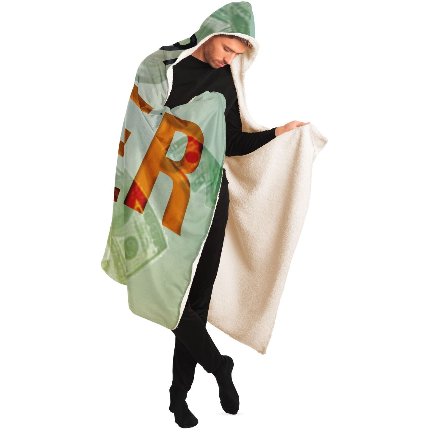 Owner Bill Hooded Blanket - AOP