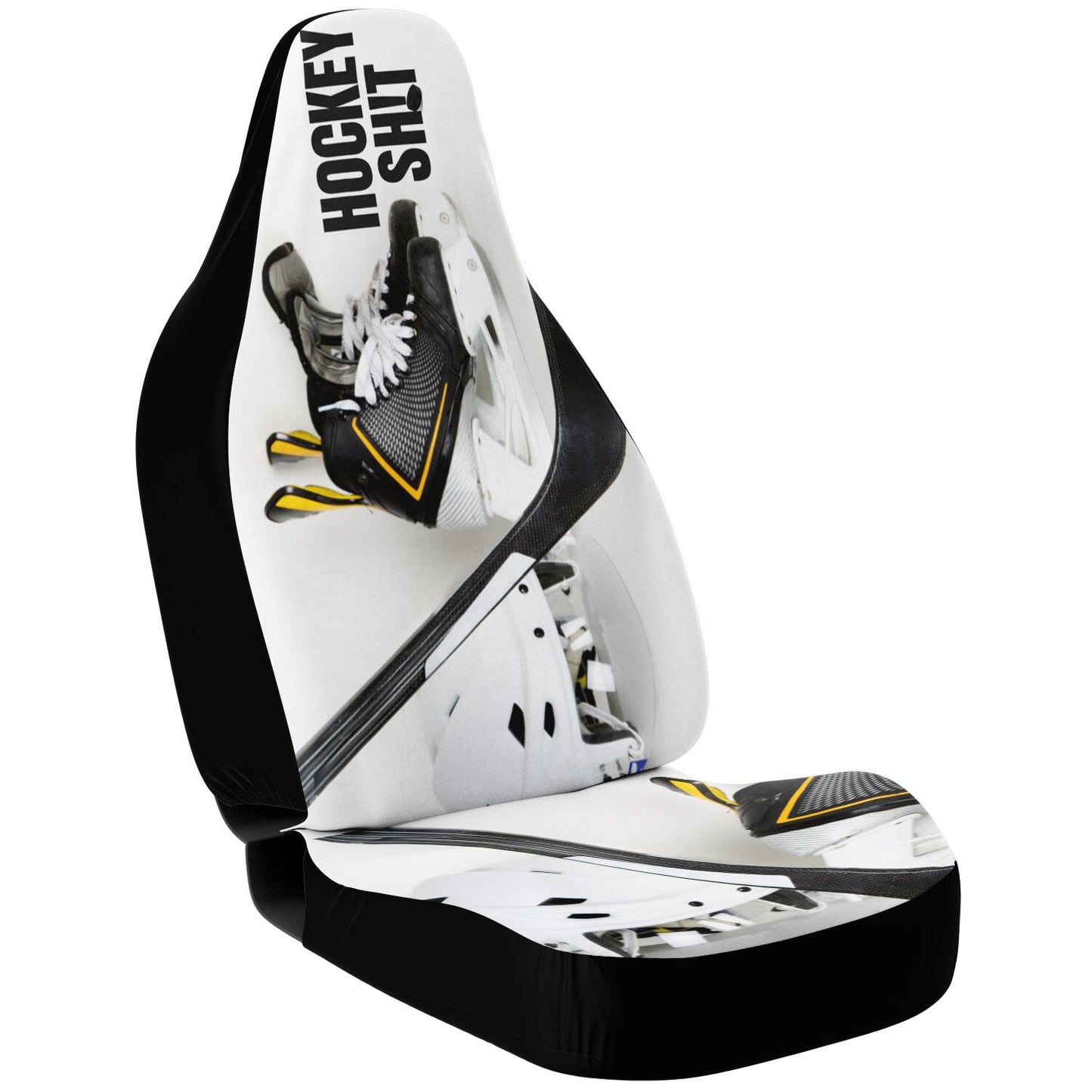 Stick Puck Car Seat Cover - AOP