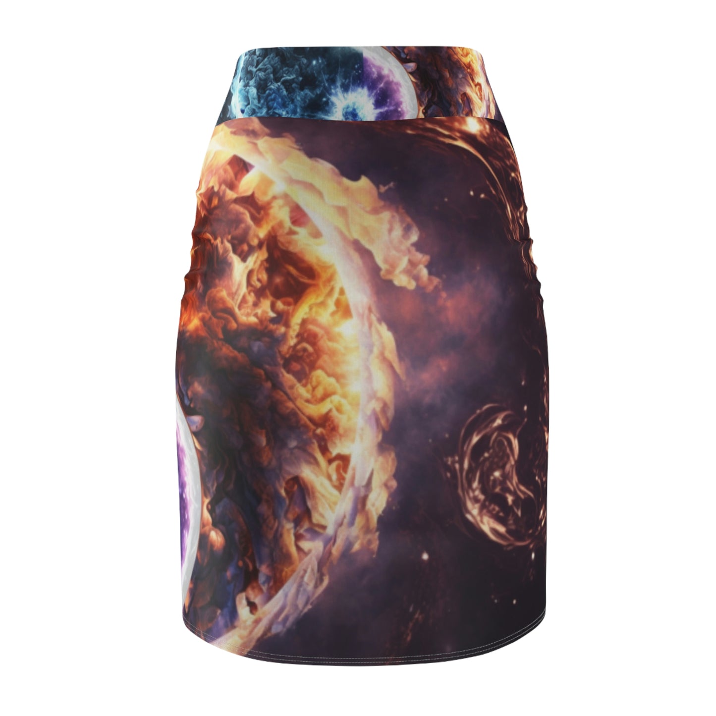 Balanxer Fire & Ice Women's Pencil Skirt (AOP)