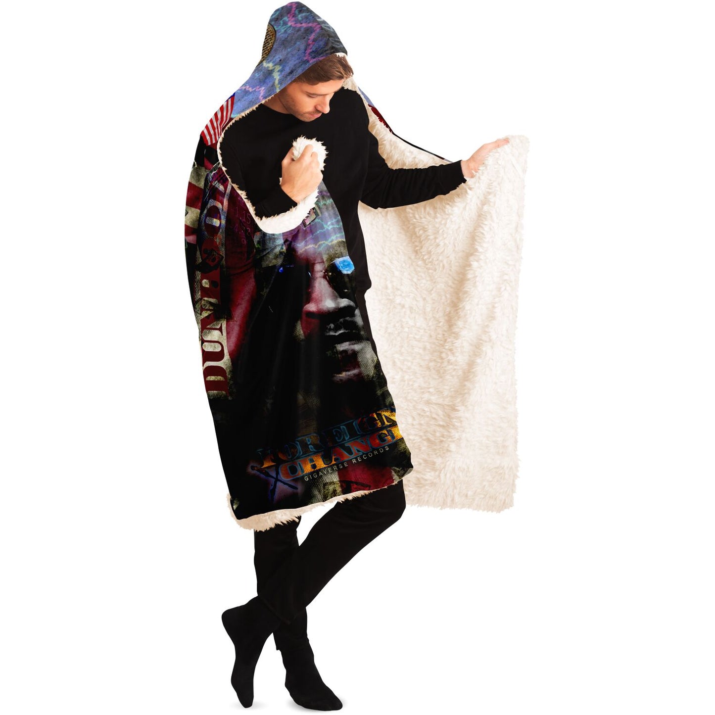 FX Hooded Blanket - AOP