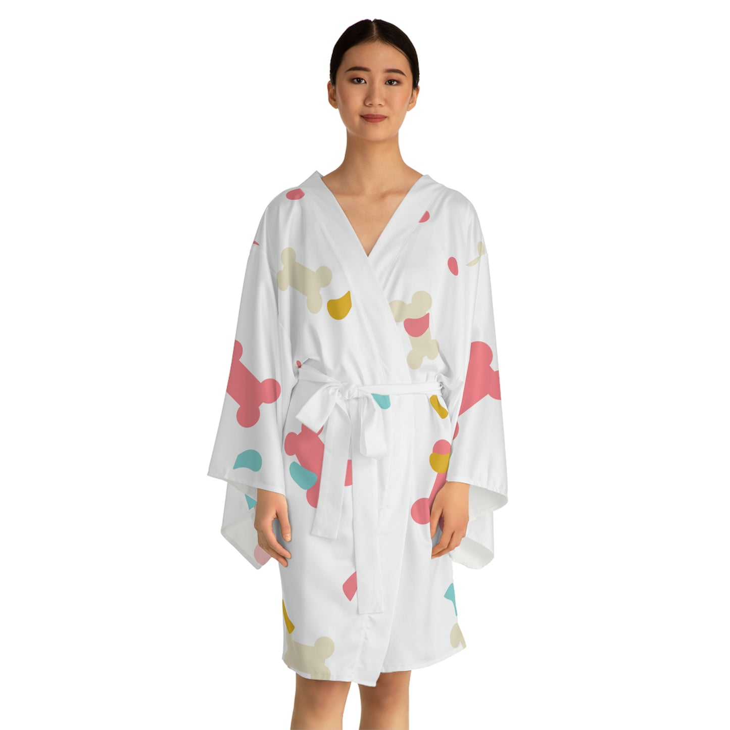 Special Gift Long Sleeve Kimono Robe (AOP)