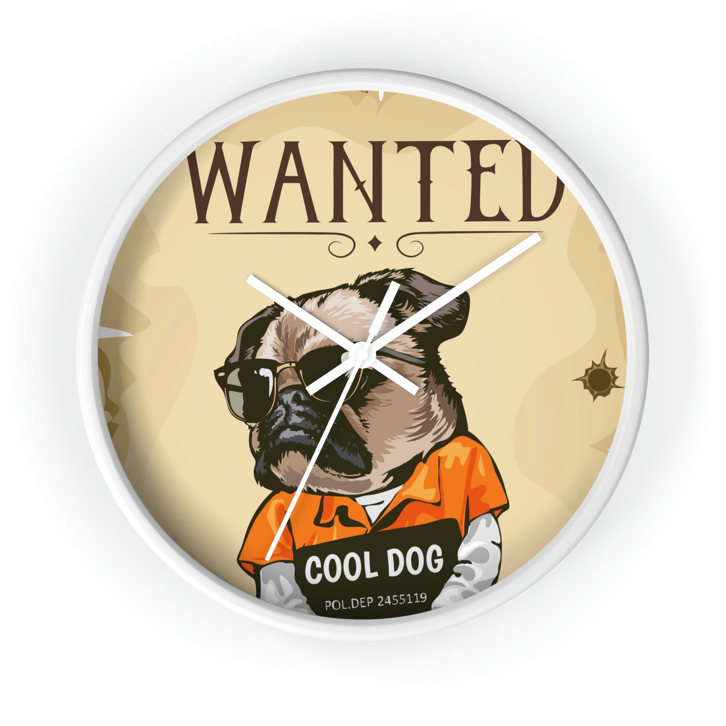 Wanted Wall Clock