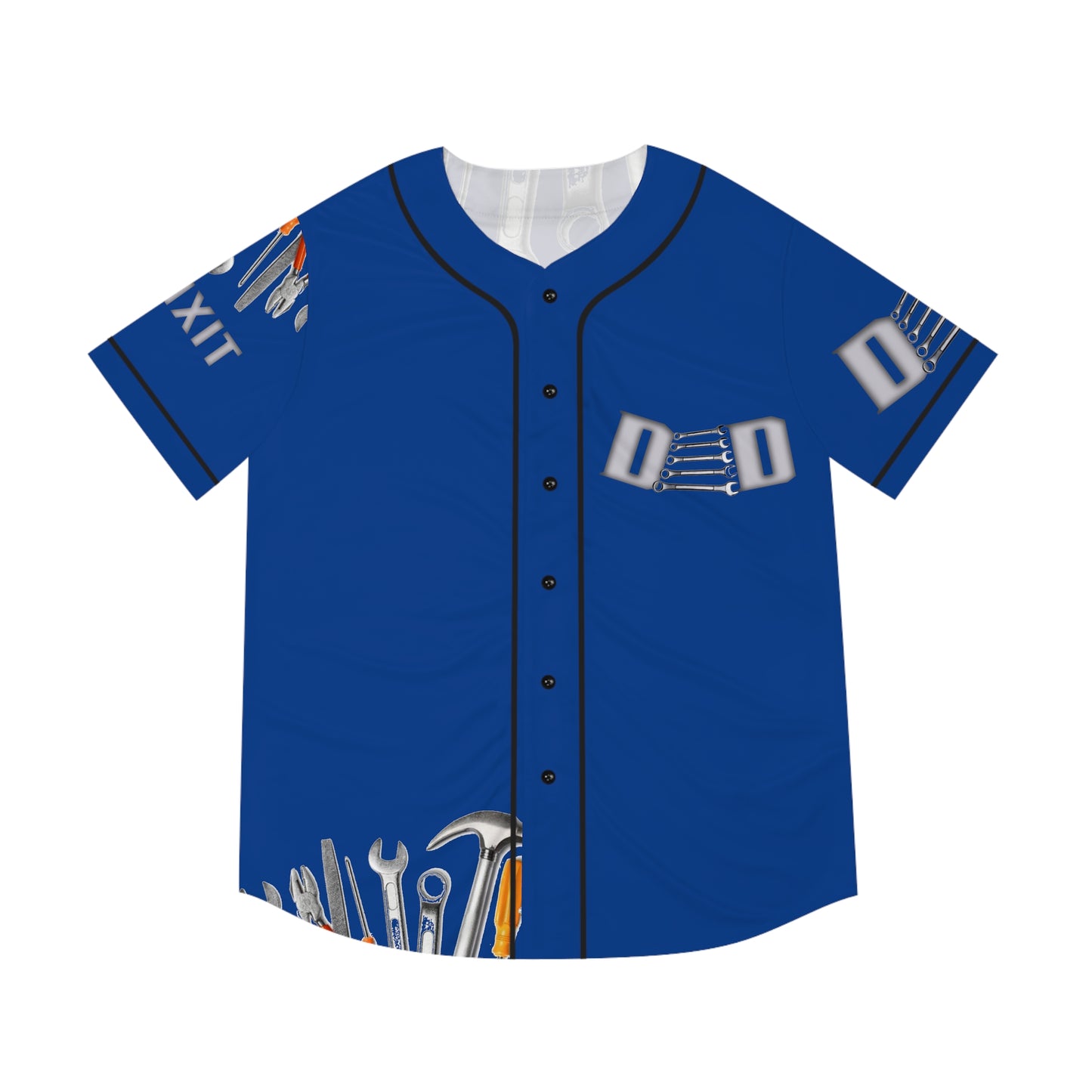 Fixit Men's Baseball Jersey (AOP)