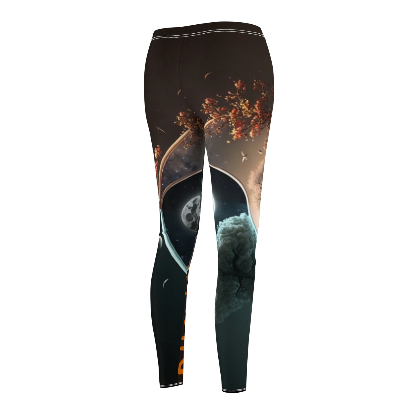 Balanxer Yin Yang Women's Cut & Sew Casual Leggings (AOP)