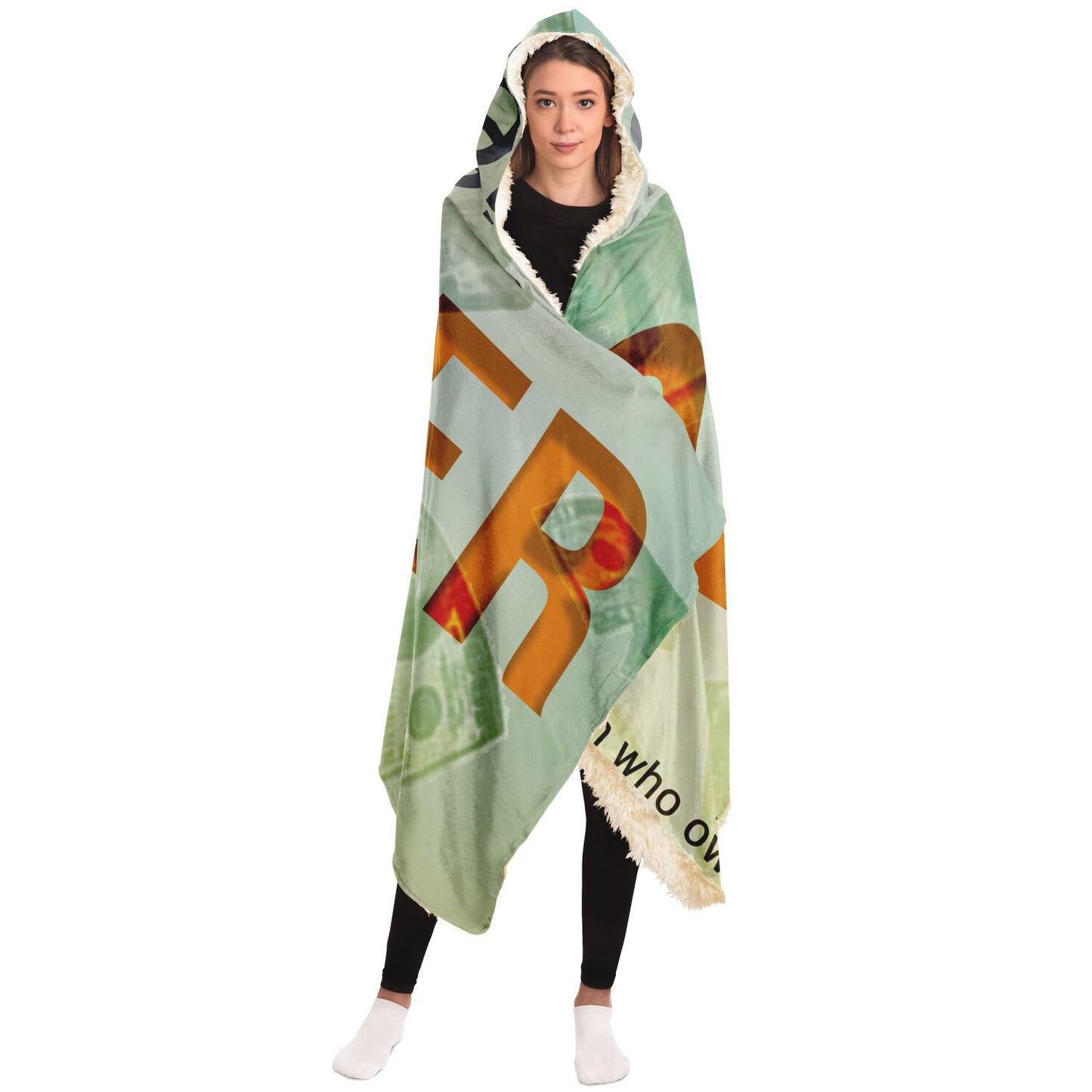 Owner Bill Hooded Blanket - AOP