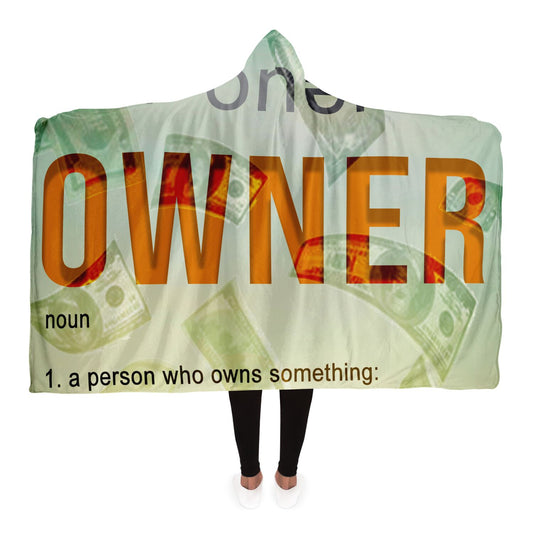 Owner Bill Hooded Blanket - AOP