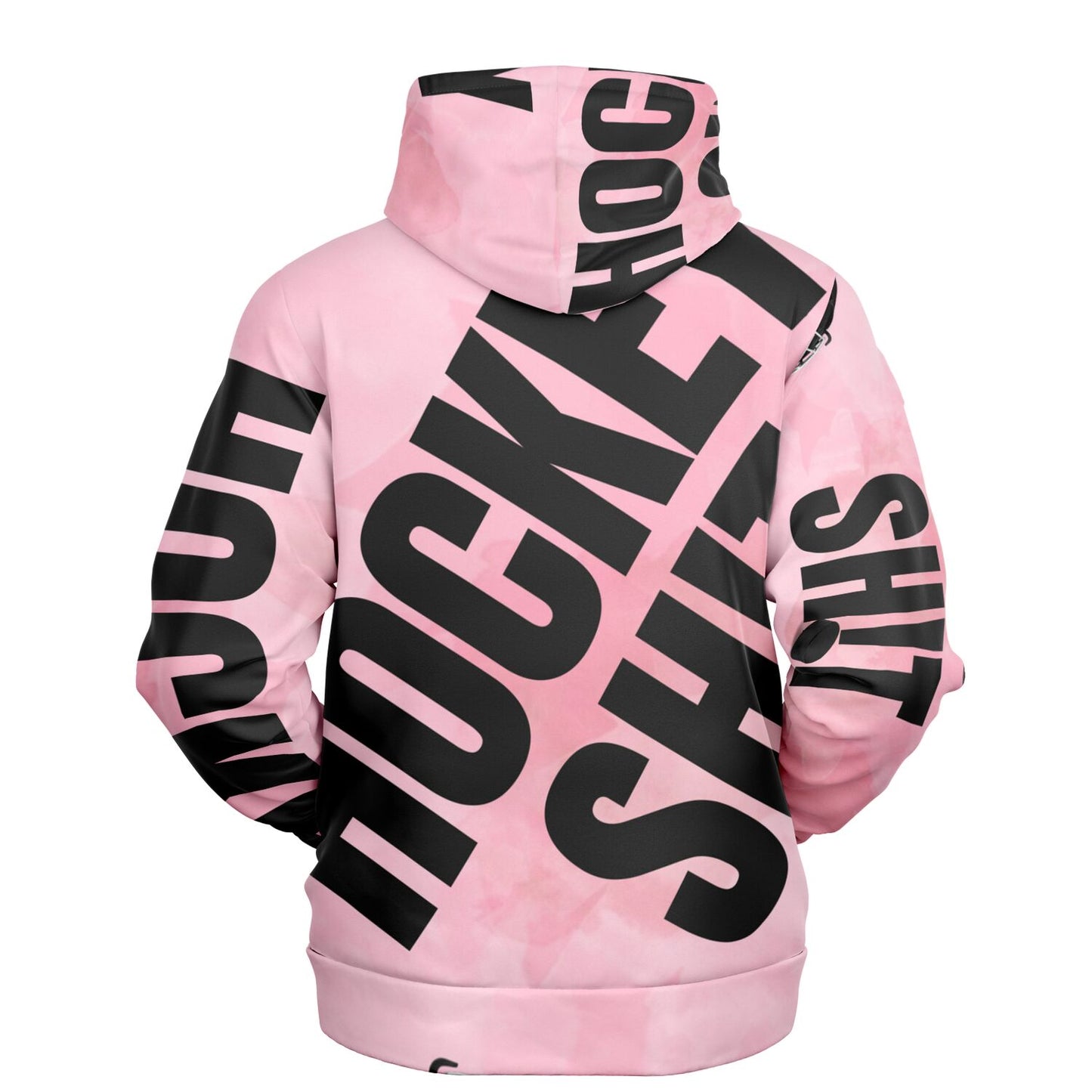 Pink Puck Fashion Hoodie - AOP