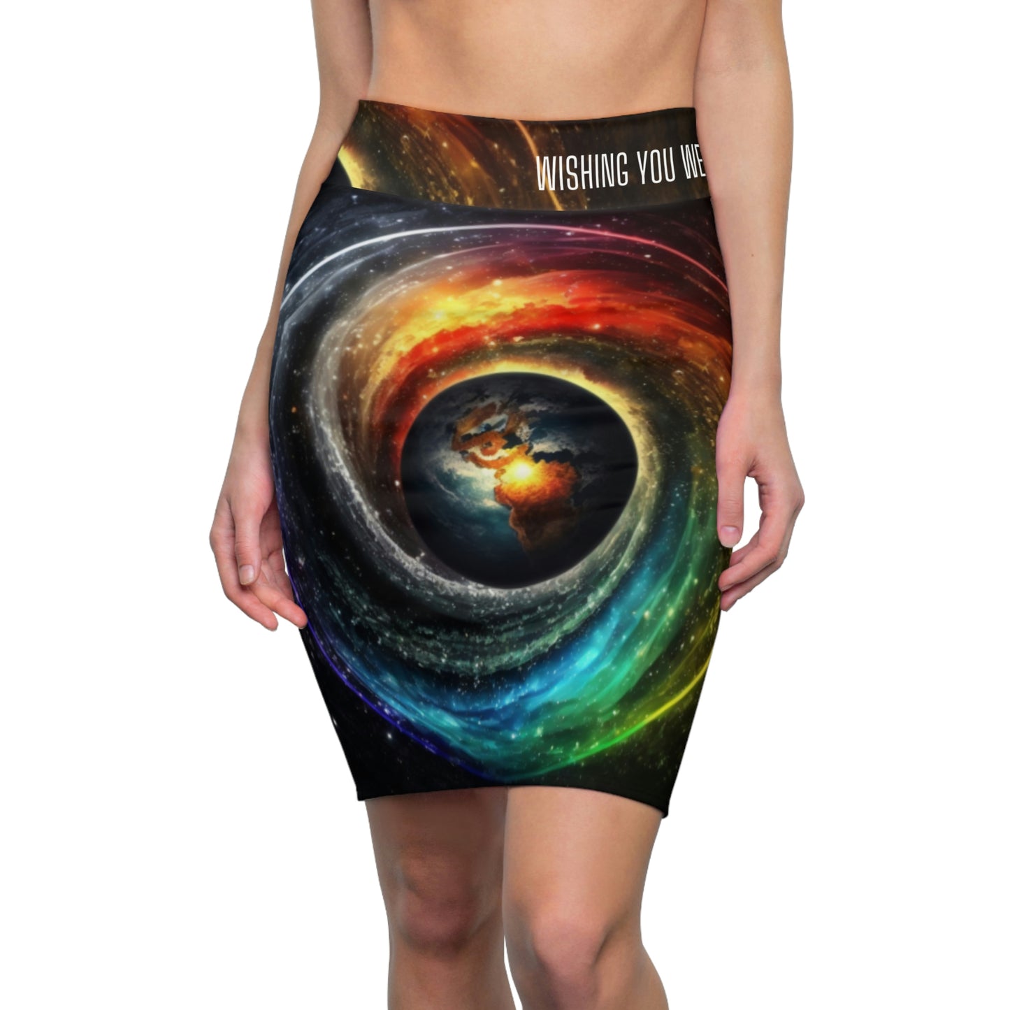 Wishing Well Women's Pencil Skirt (AOP)