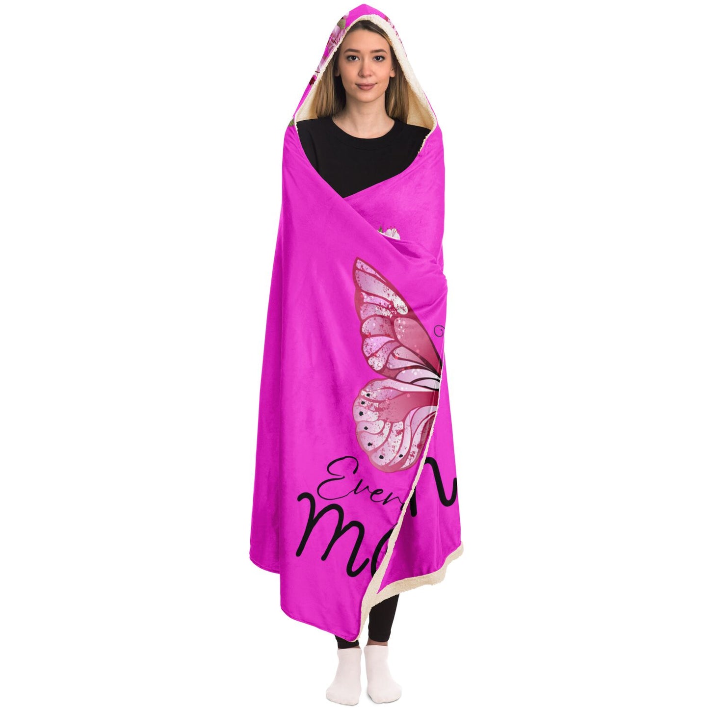 Everything Mom Hooded Blanket - AOP