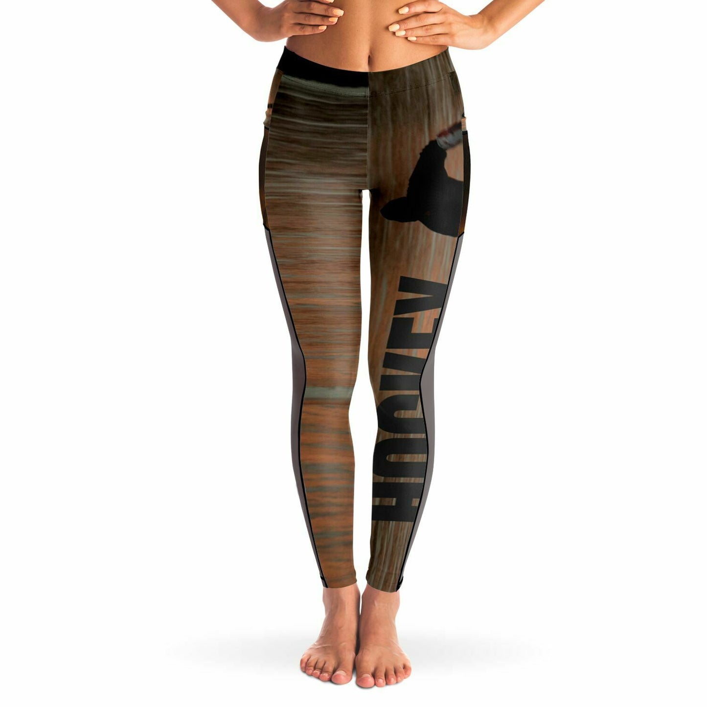 Sunset Puck Mesh Pocket Legging - AOP