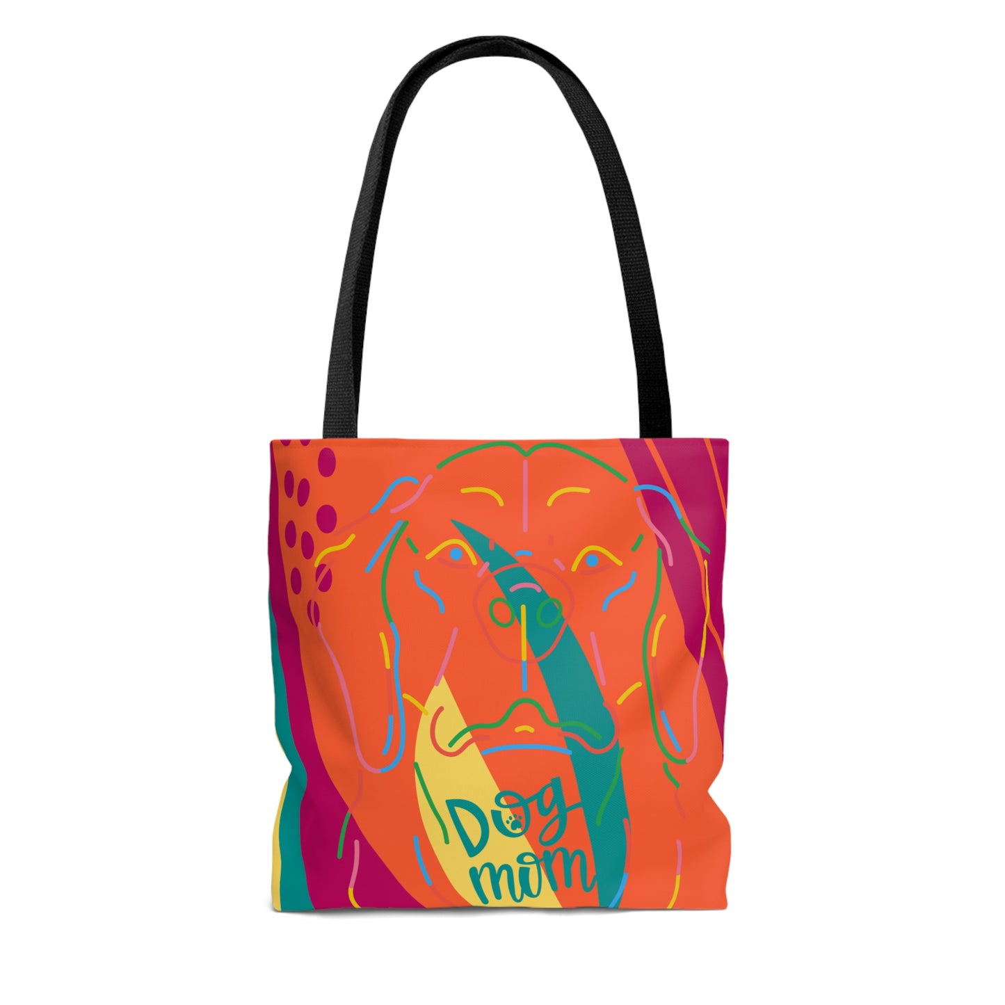 Dog Lines Tote Bag (AOP)