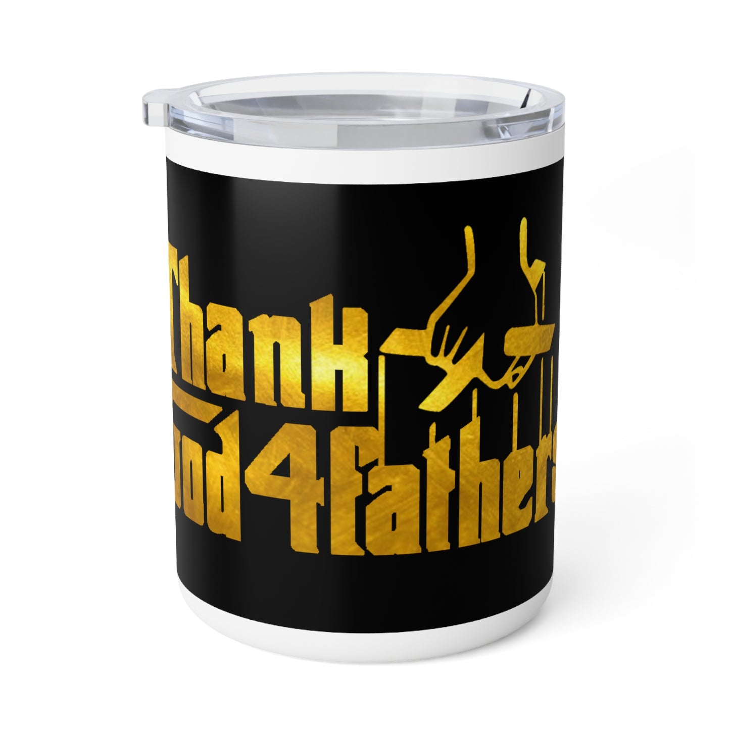 Thank God Insulated Coffee Mug, 10oz