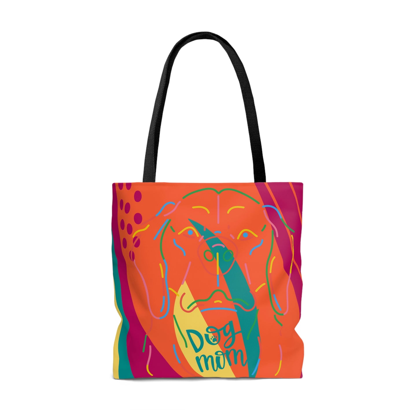 Dog Lines Tote Bag (AOP)