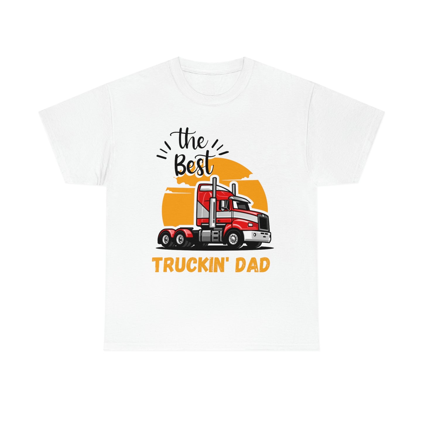 Best Truckin' Dad Cotton Tee