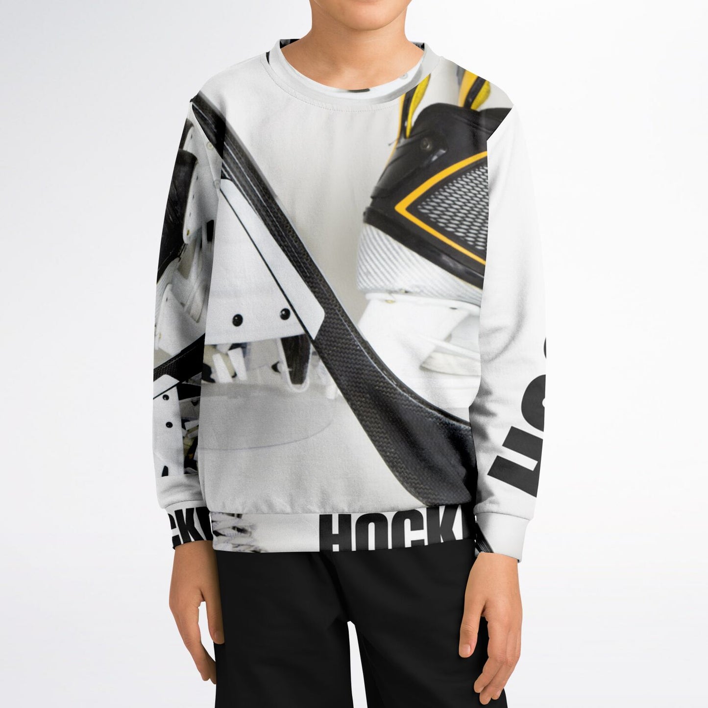 Skate Puck Athletic Kids/Youth Sweatshirt – AOP