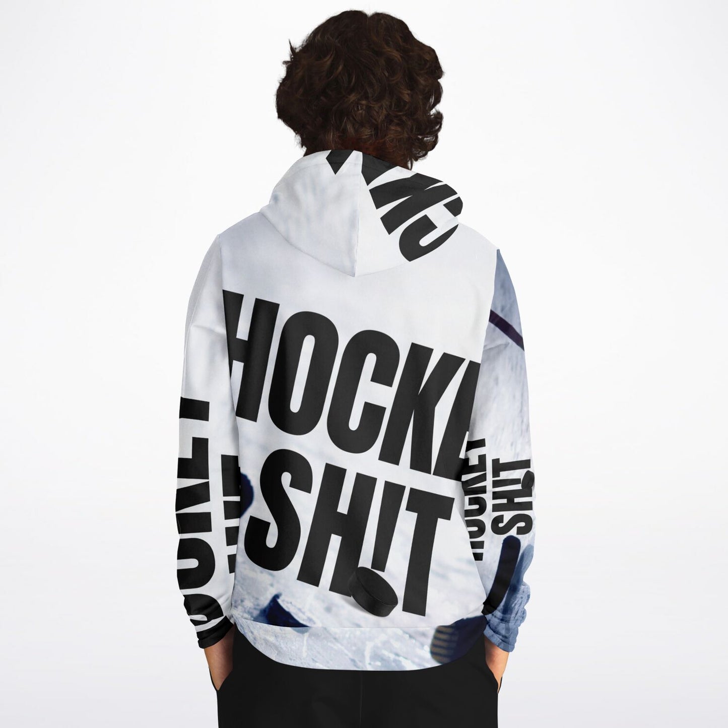 Black Ice Fashion Hoodie - AOP