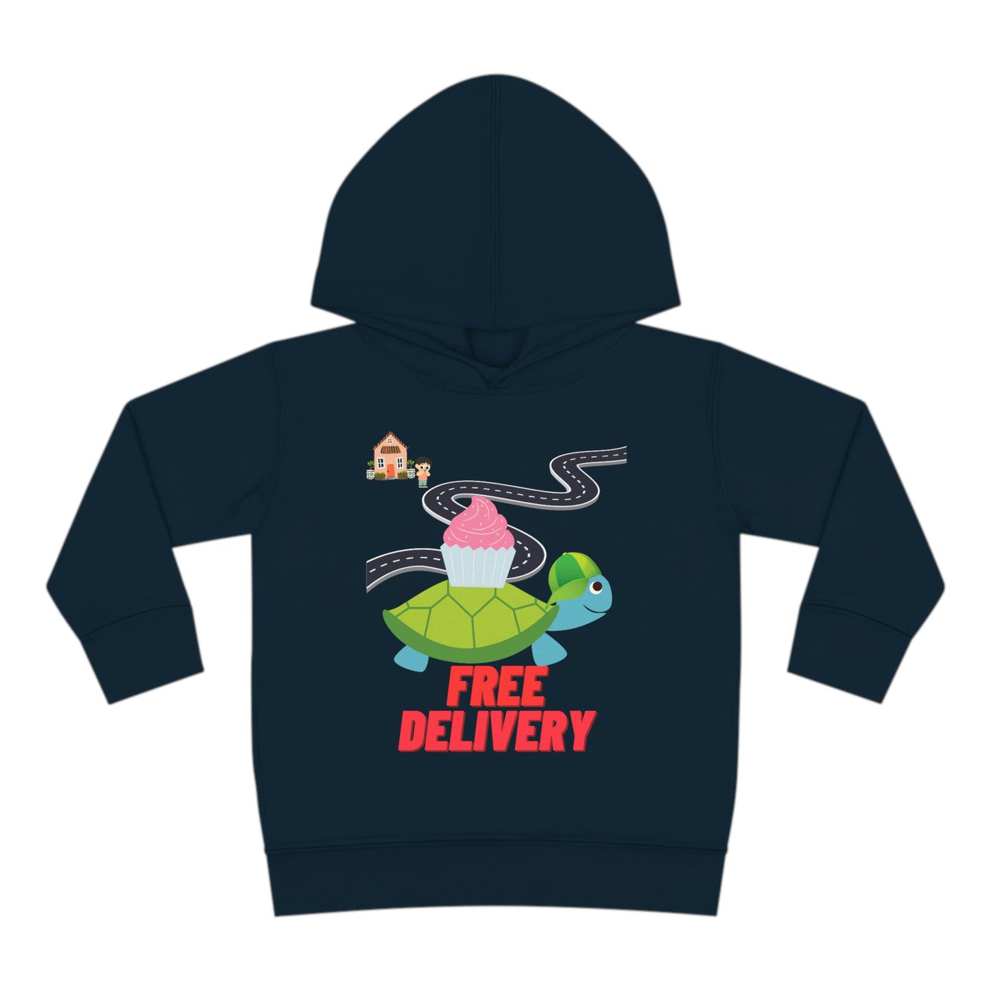 Toddler Turtle Pullover Fleece Hoodie