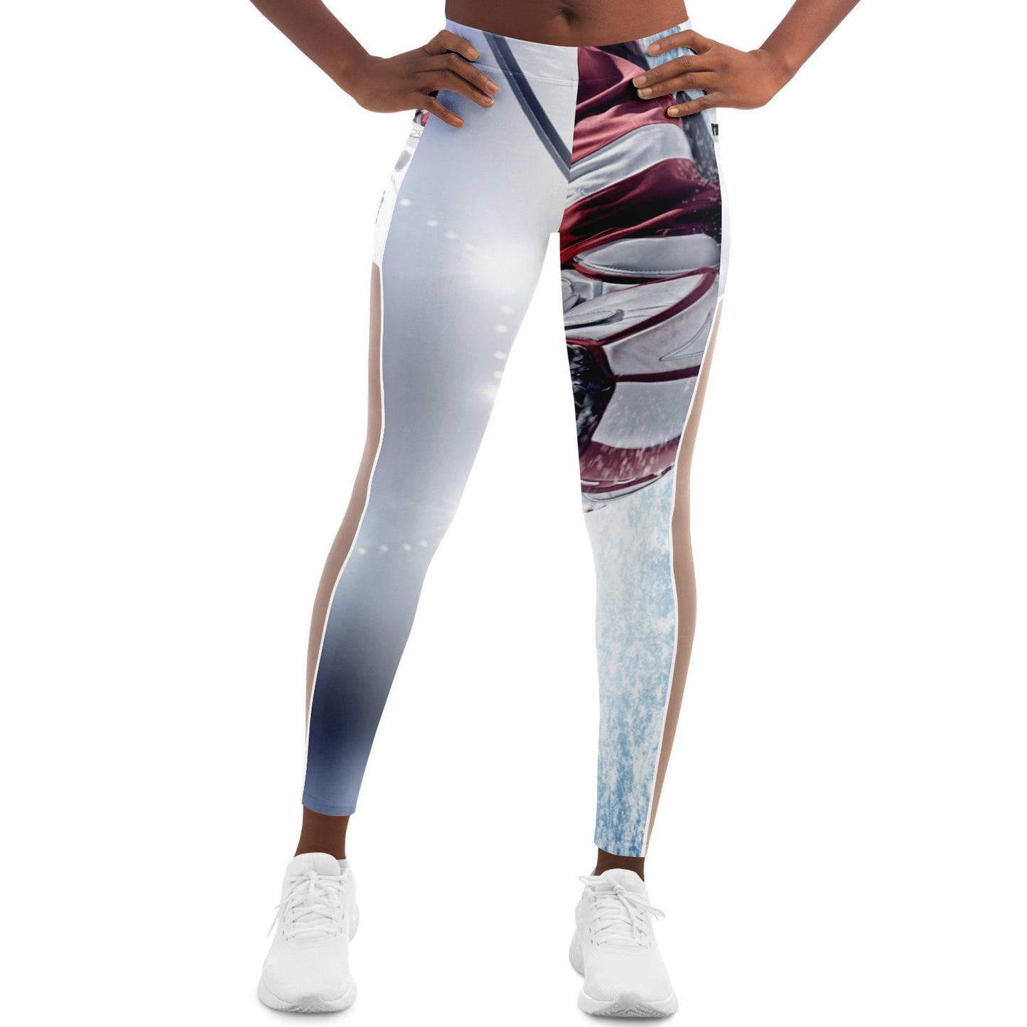 Puck Save Mesh Pocket Legging - AOP