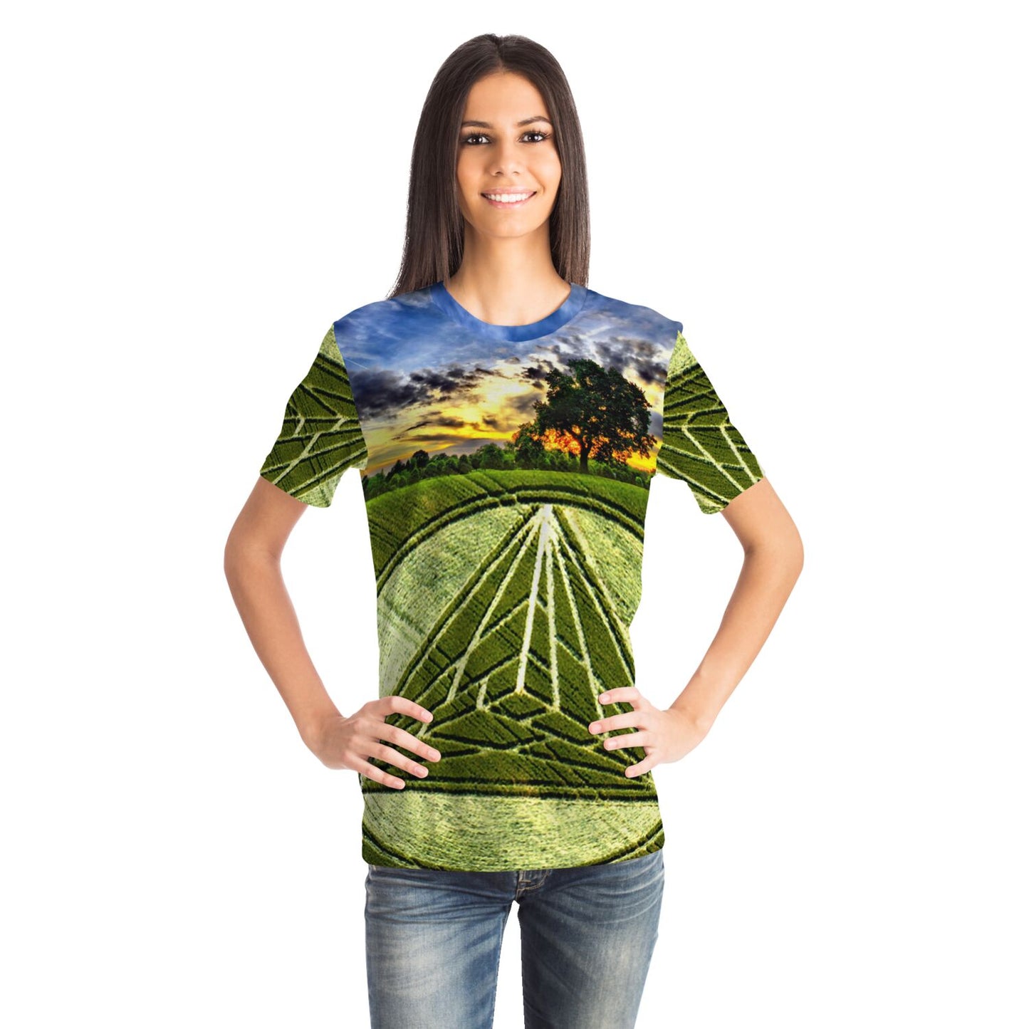 Crop Pyramid T-shirt