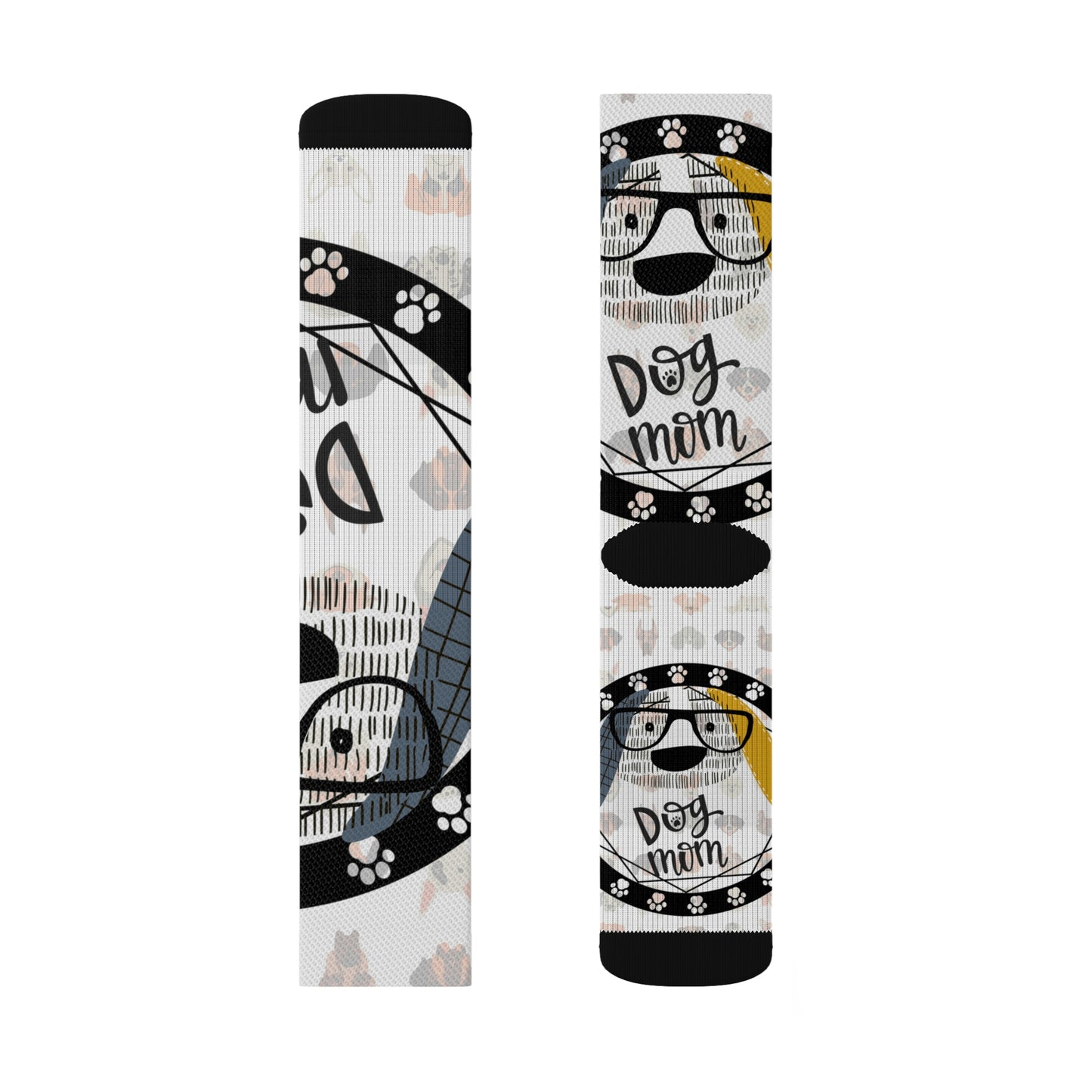 Dog Glasses Sublimation Socks