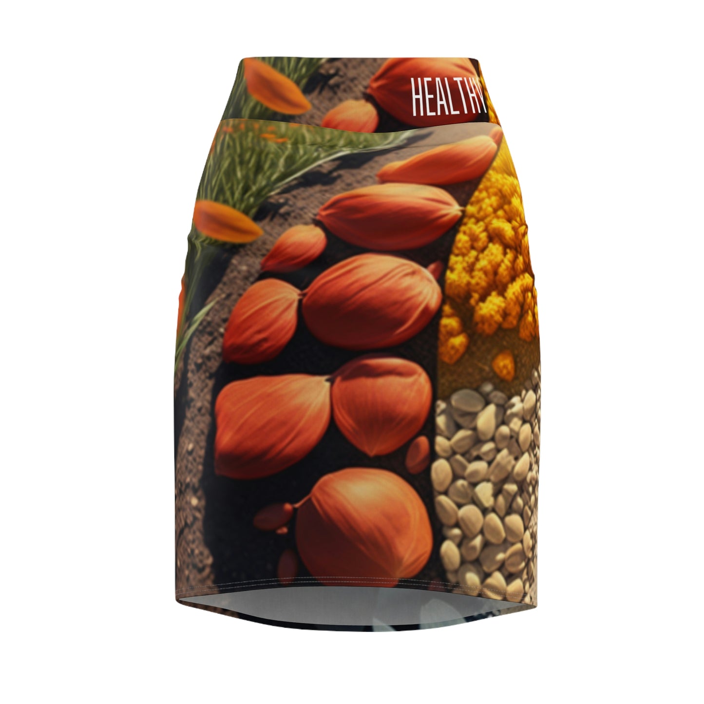 Healthy Women's Pencil Skirt (AOP)