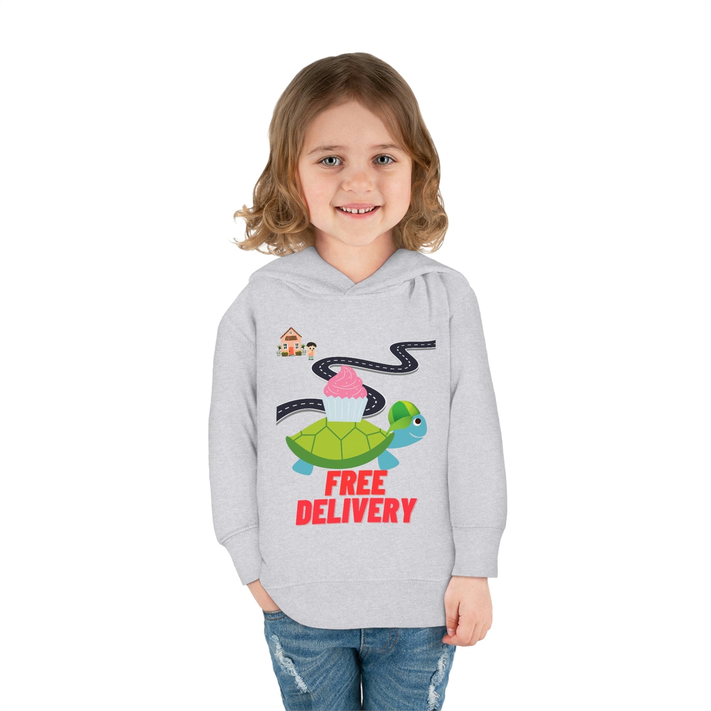 Toddler Turtle Pullover Fleece Hoodie