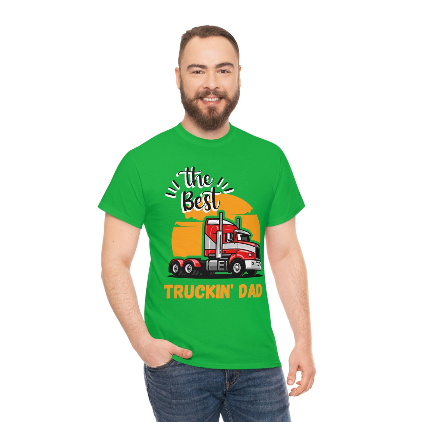 Best Truckin' Dad Cotton Tee