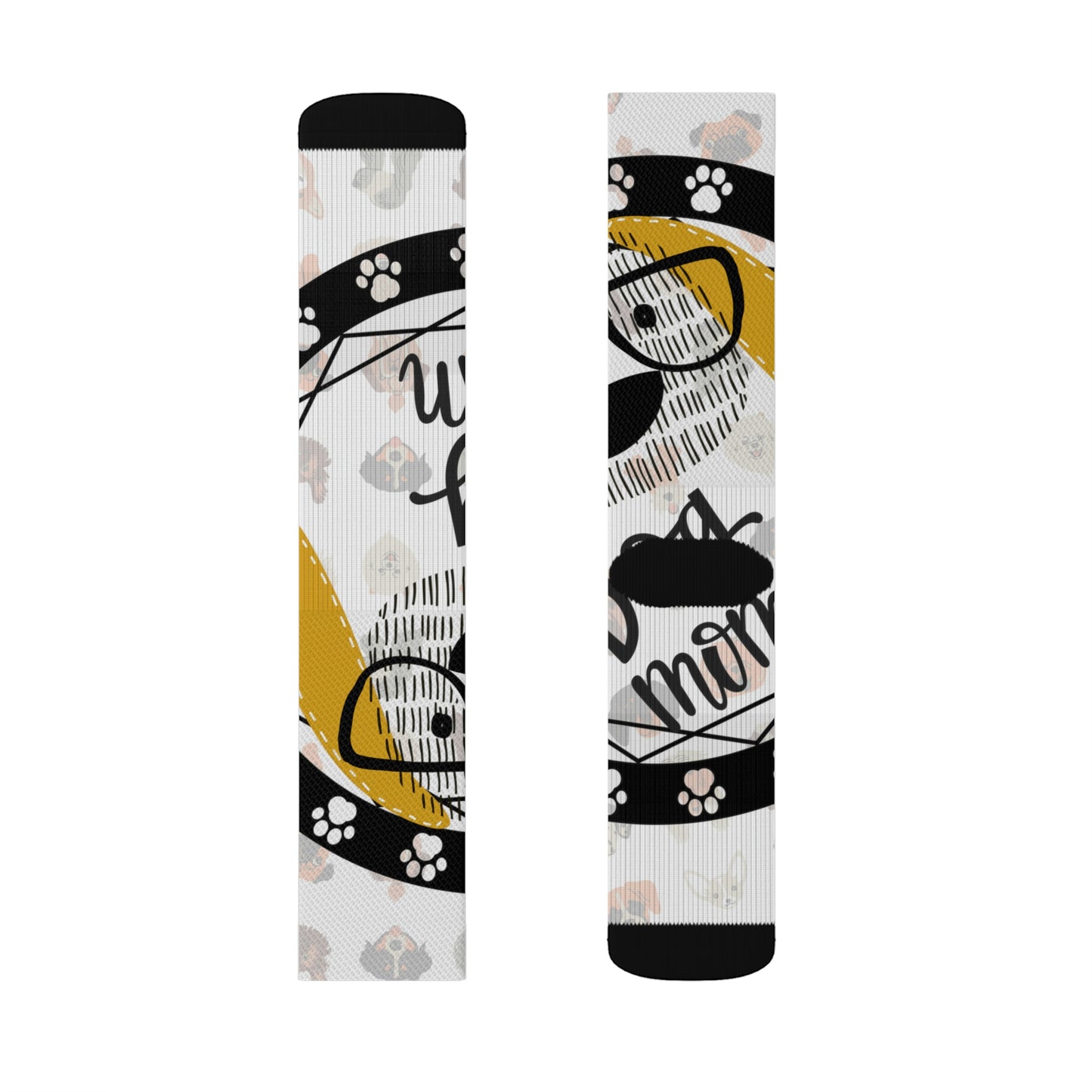 Dog Glasses Sublimation Socks