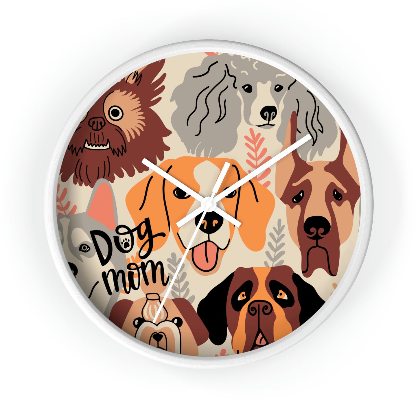 Few Dogs Wall Clock