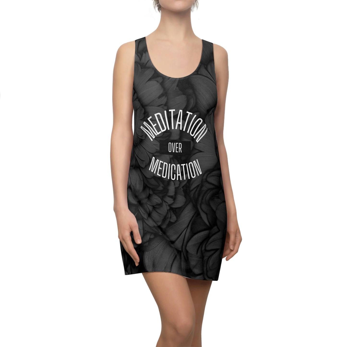 Meditation Women's Cut & Sew Racerback Dress (AOP)