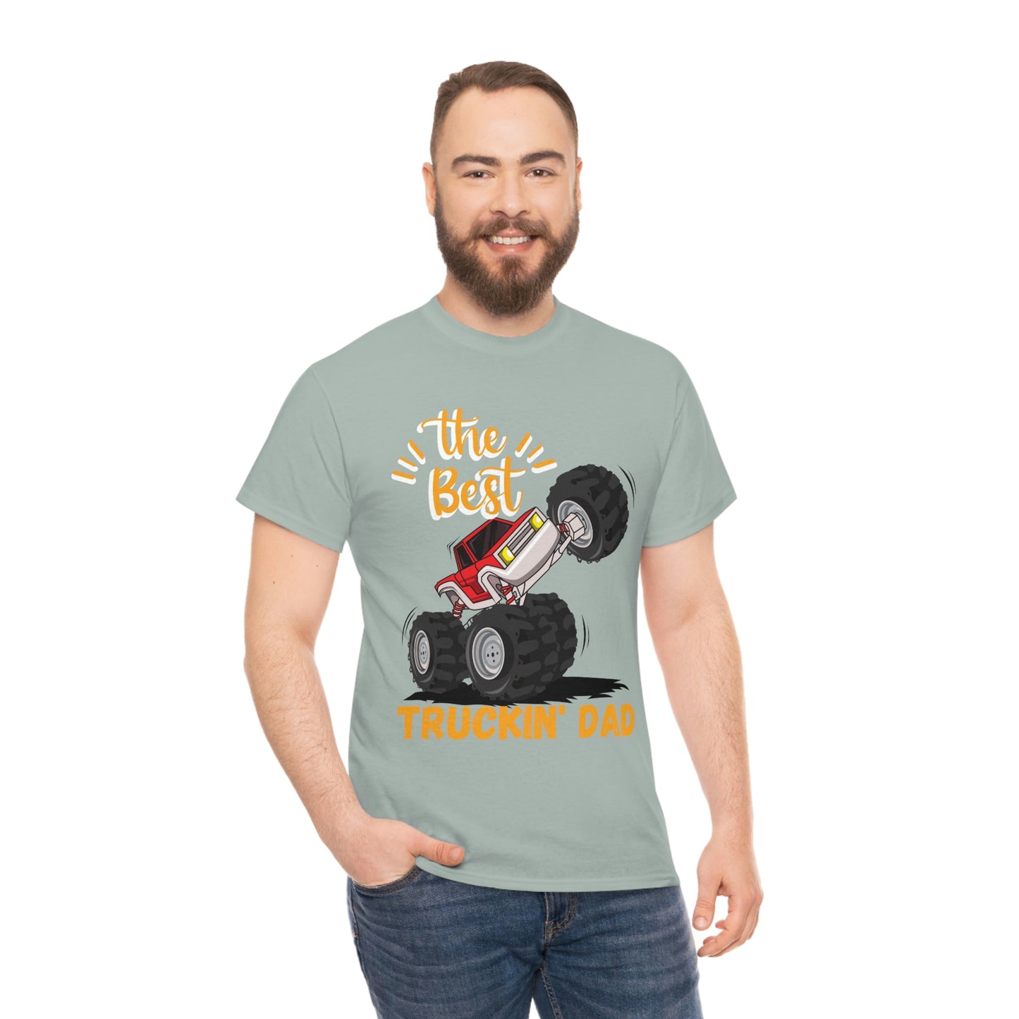 Wheelie Truckin' Dad Cotton Tee