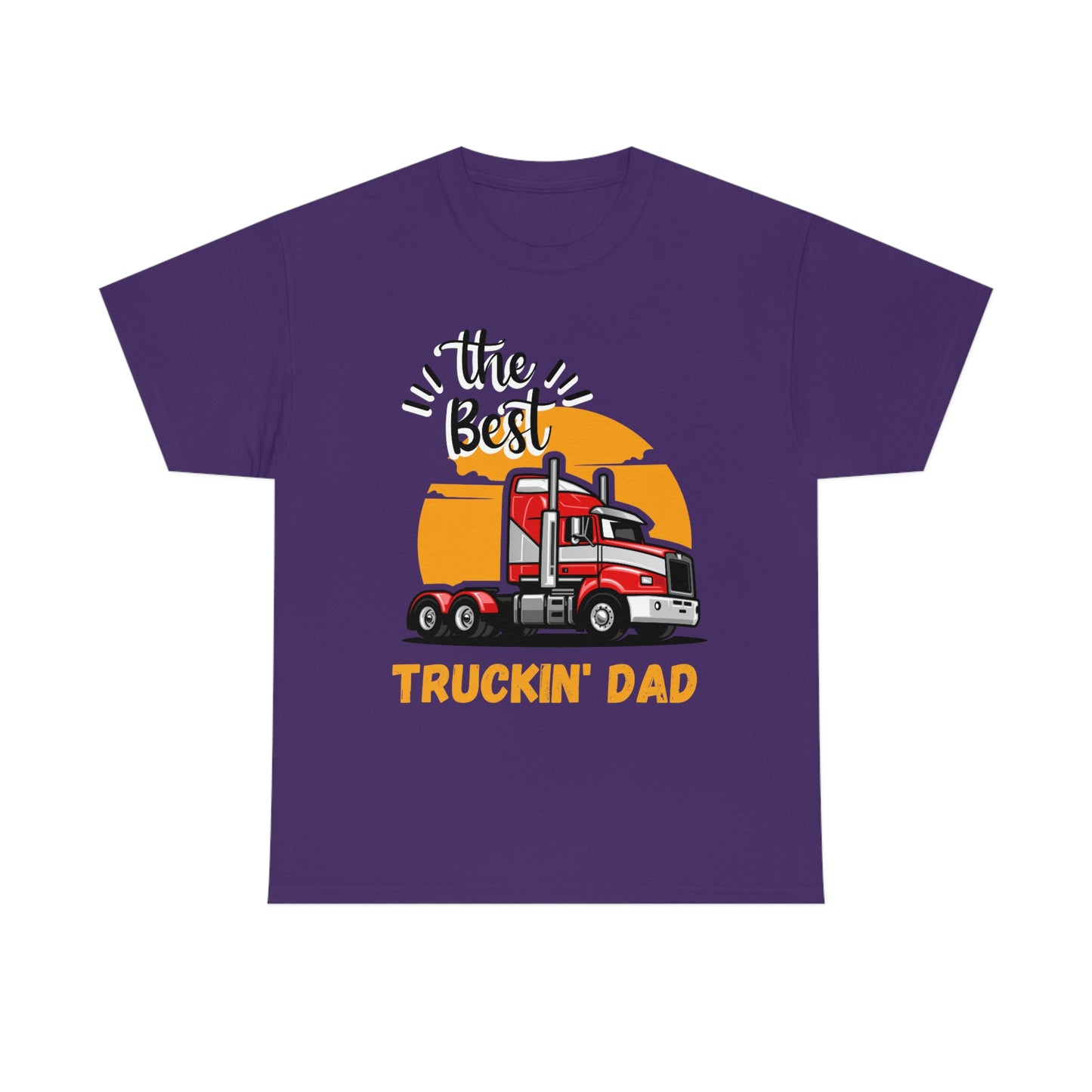 Best Truckin' Dad Cotton Tee