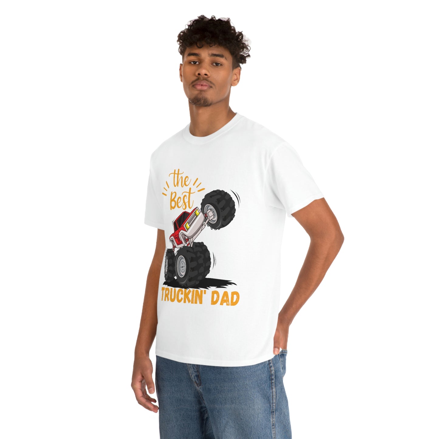 Wheelie Truckin' Dad Cotton Tee