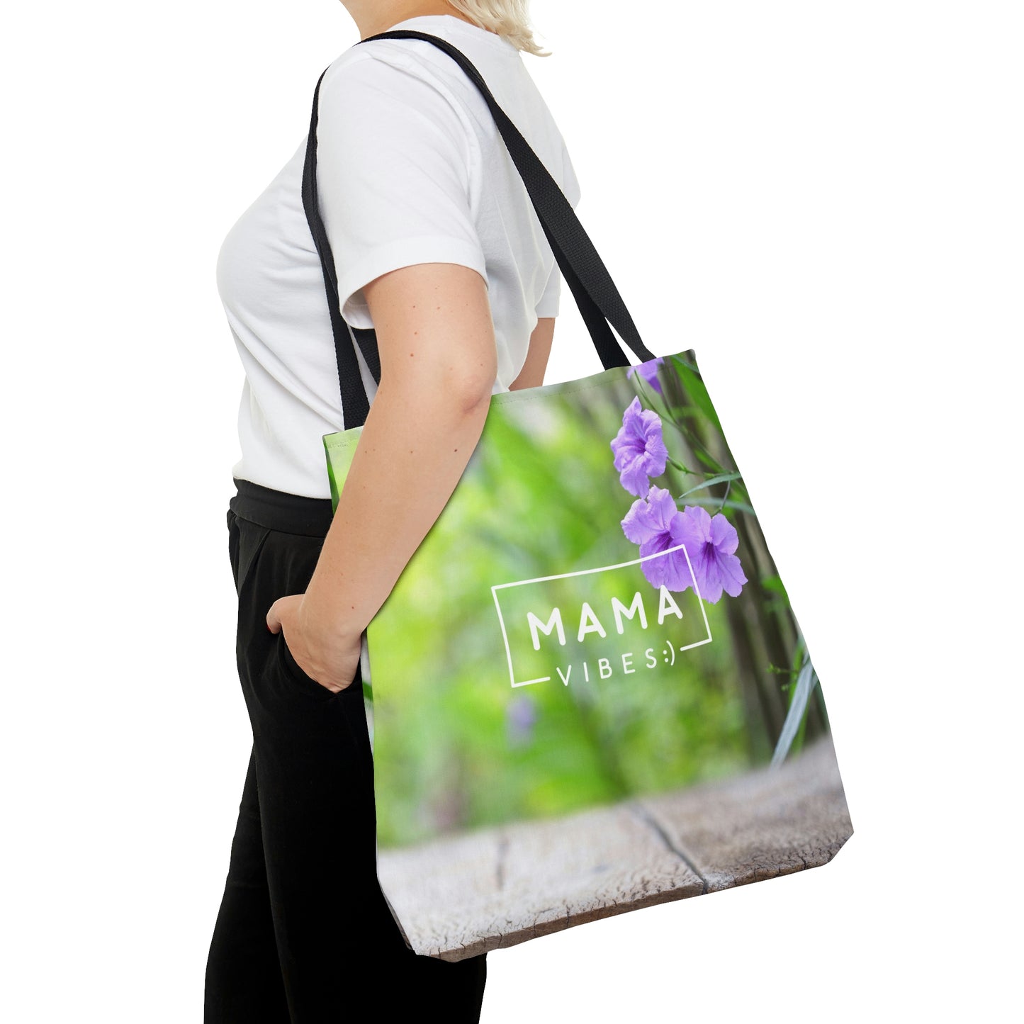 Flower Vibes Tote Bag (AOP)