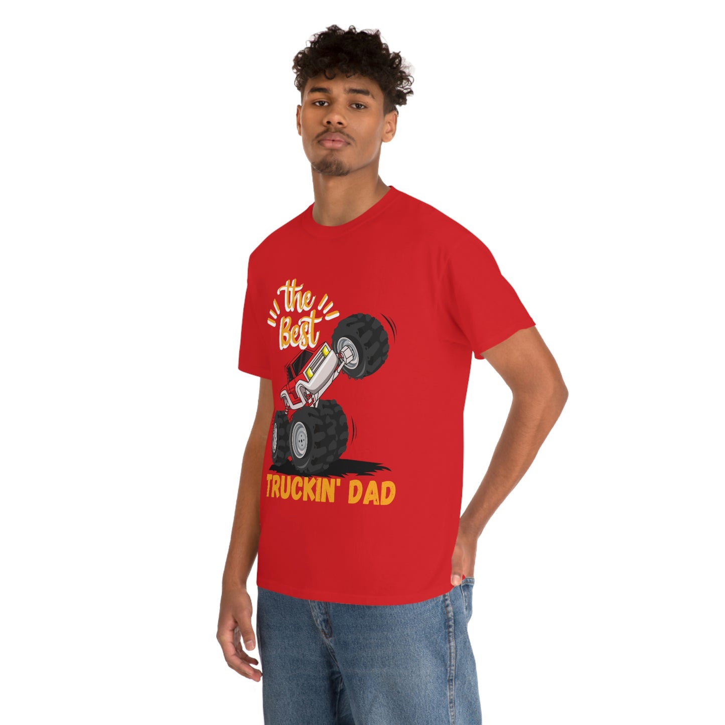 Wheelie Truckin' Dad Cotton Tee