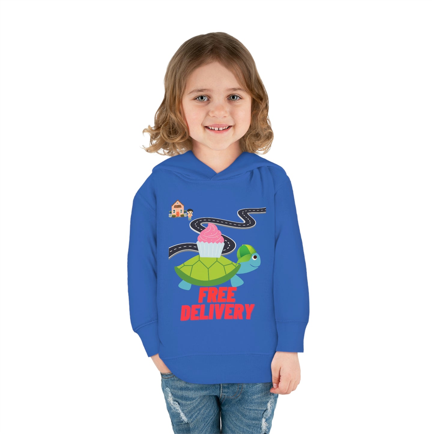 Toddler Turtle Pullover Fleece Hoodie