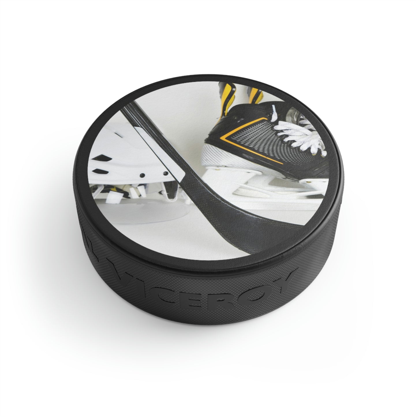 Stick Puck Hockey Puck