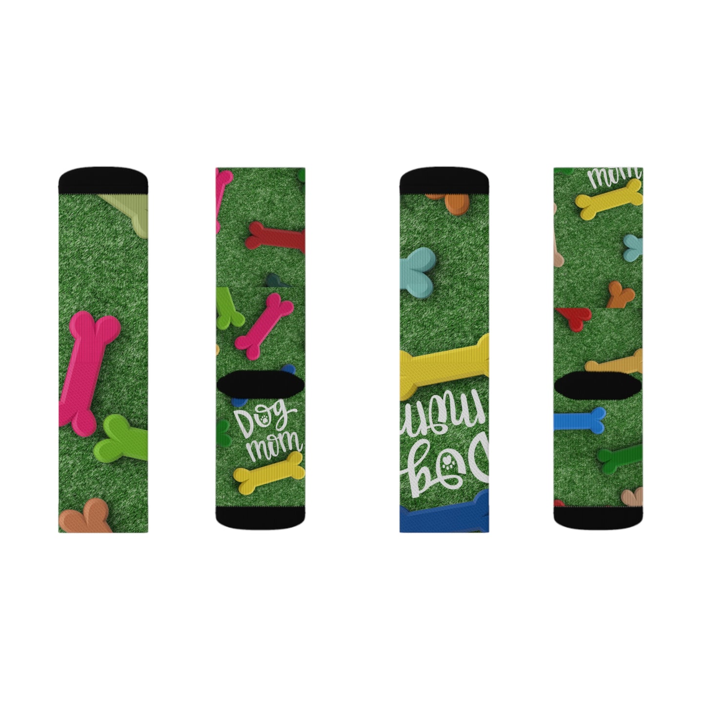 Grassy Bone Sublimation Socks