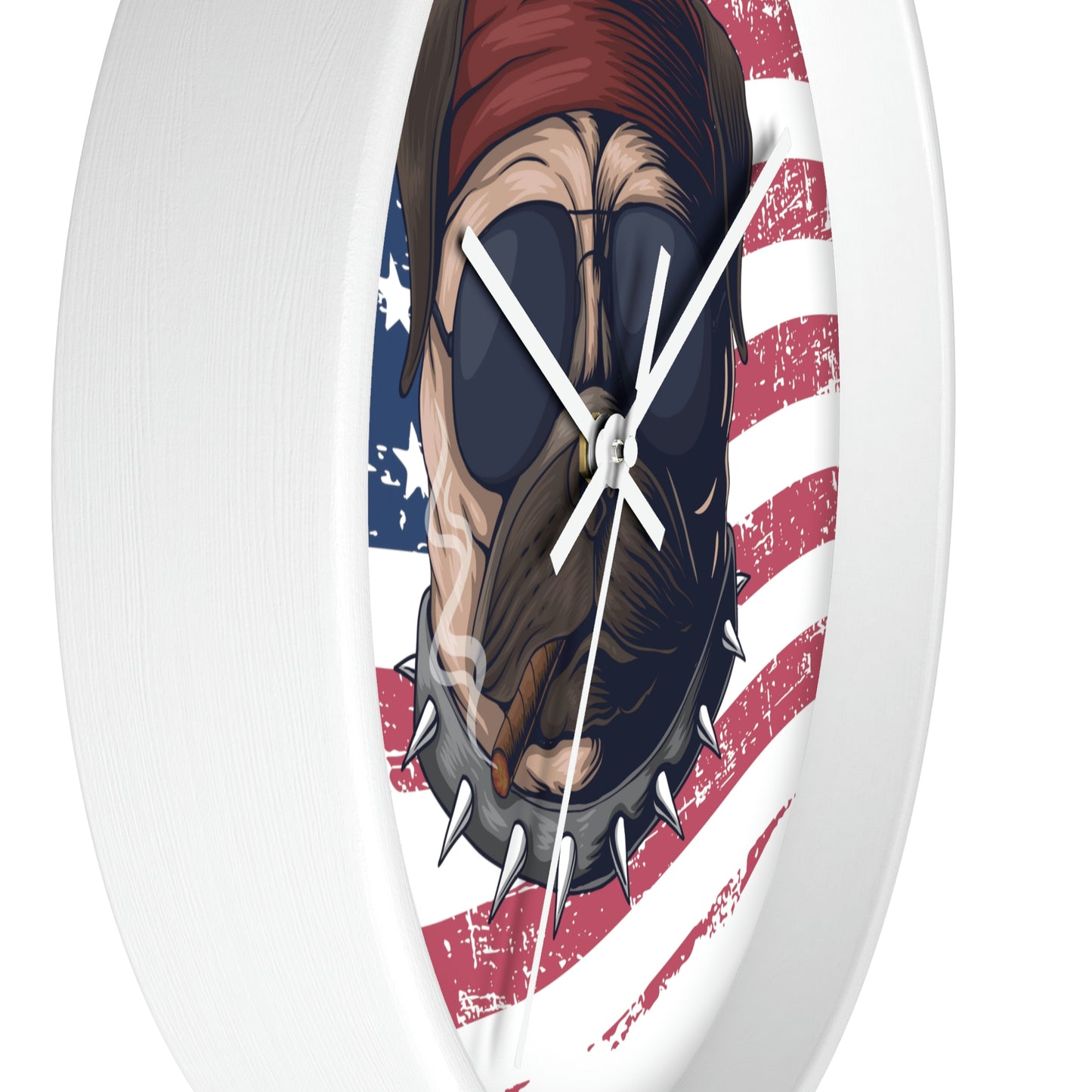 Dog USA Wall Clock