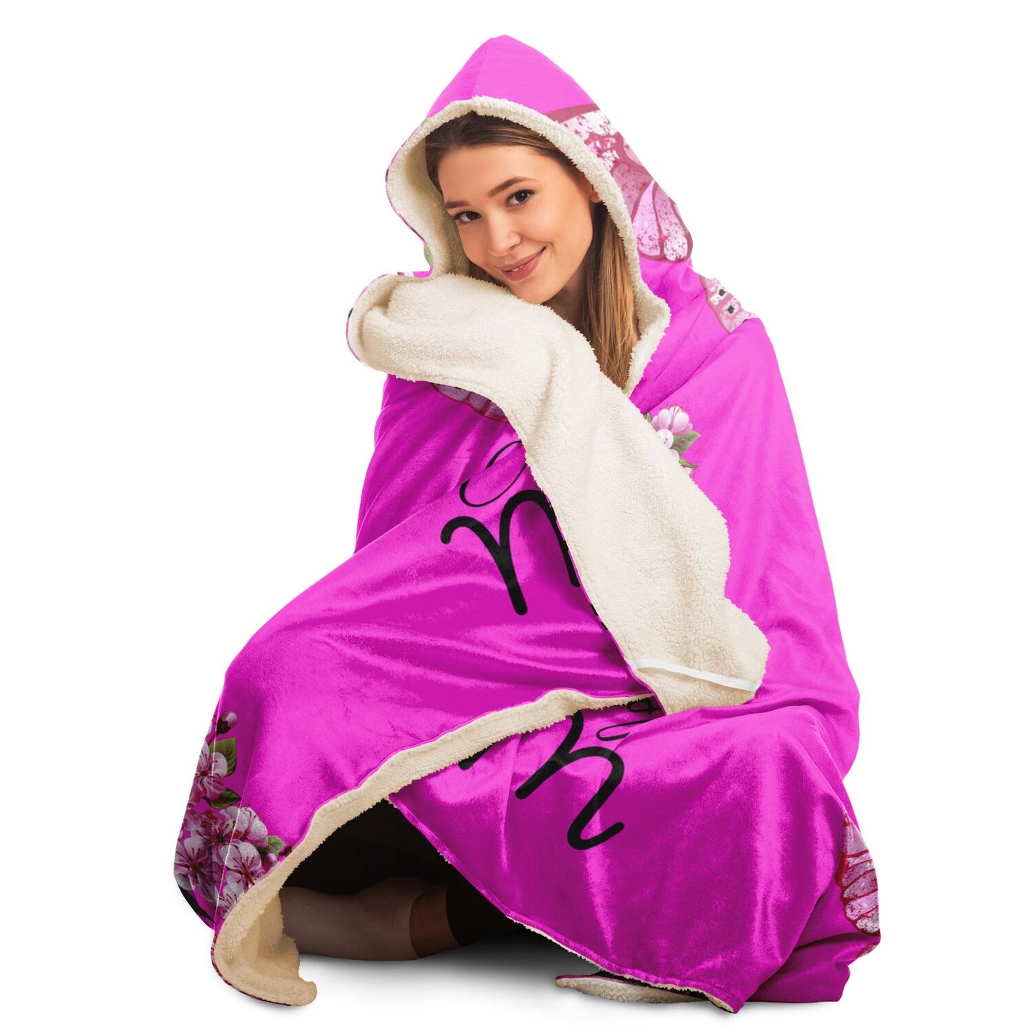 Everything Mom Hooded Blanket - AOP