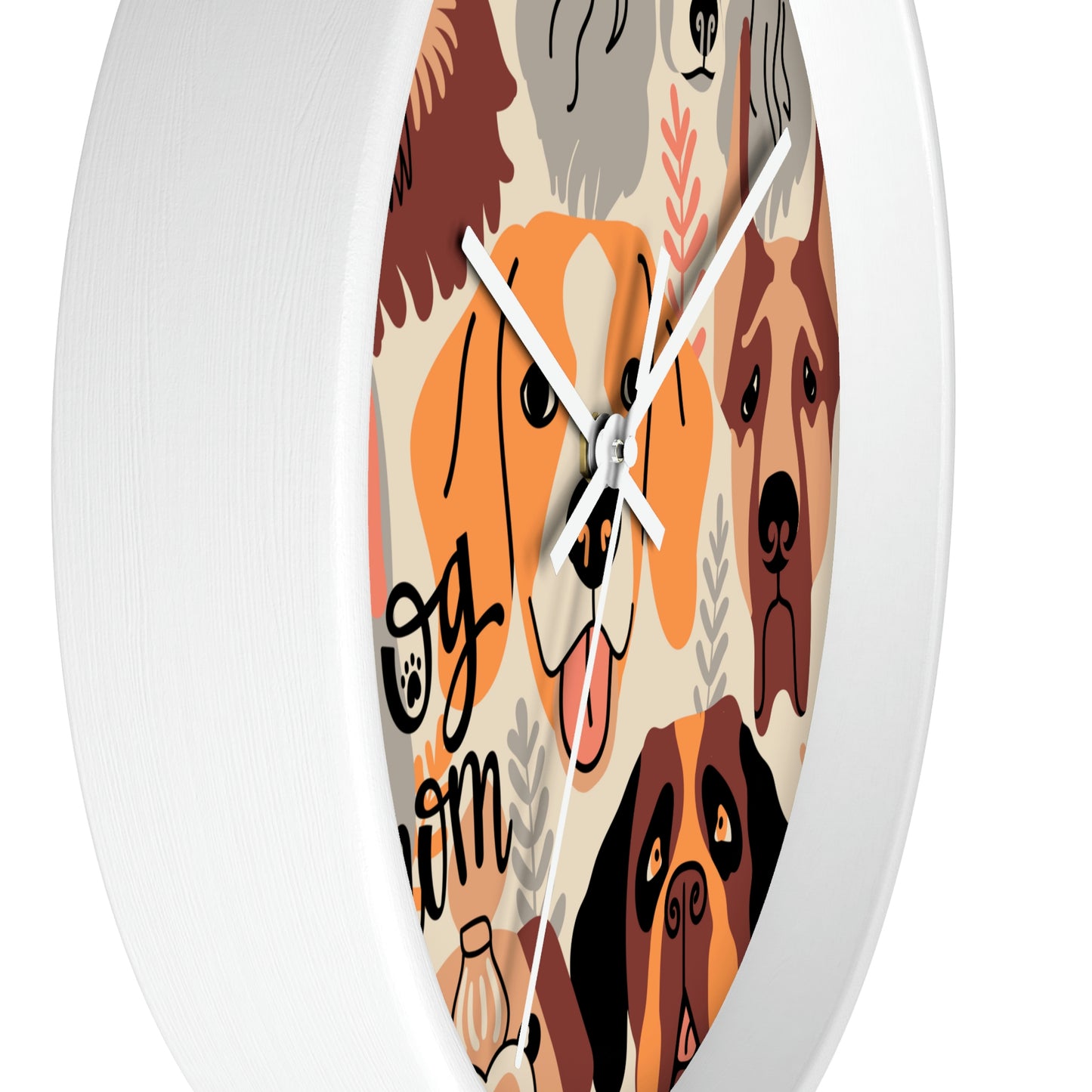 Few Dogs Wall Clock