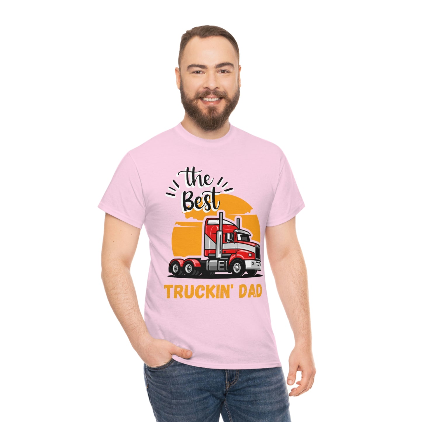 Best Truckin' Dad Cotton Tee