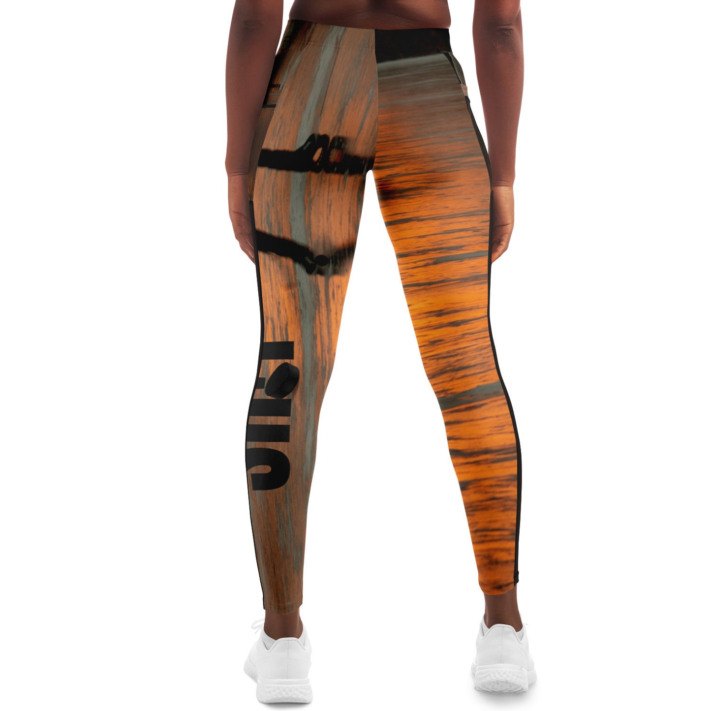 Sunset Puck Mesh Pocket Legging - AOP