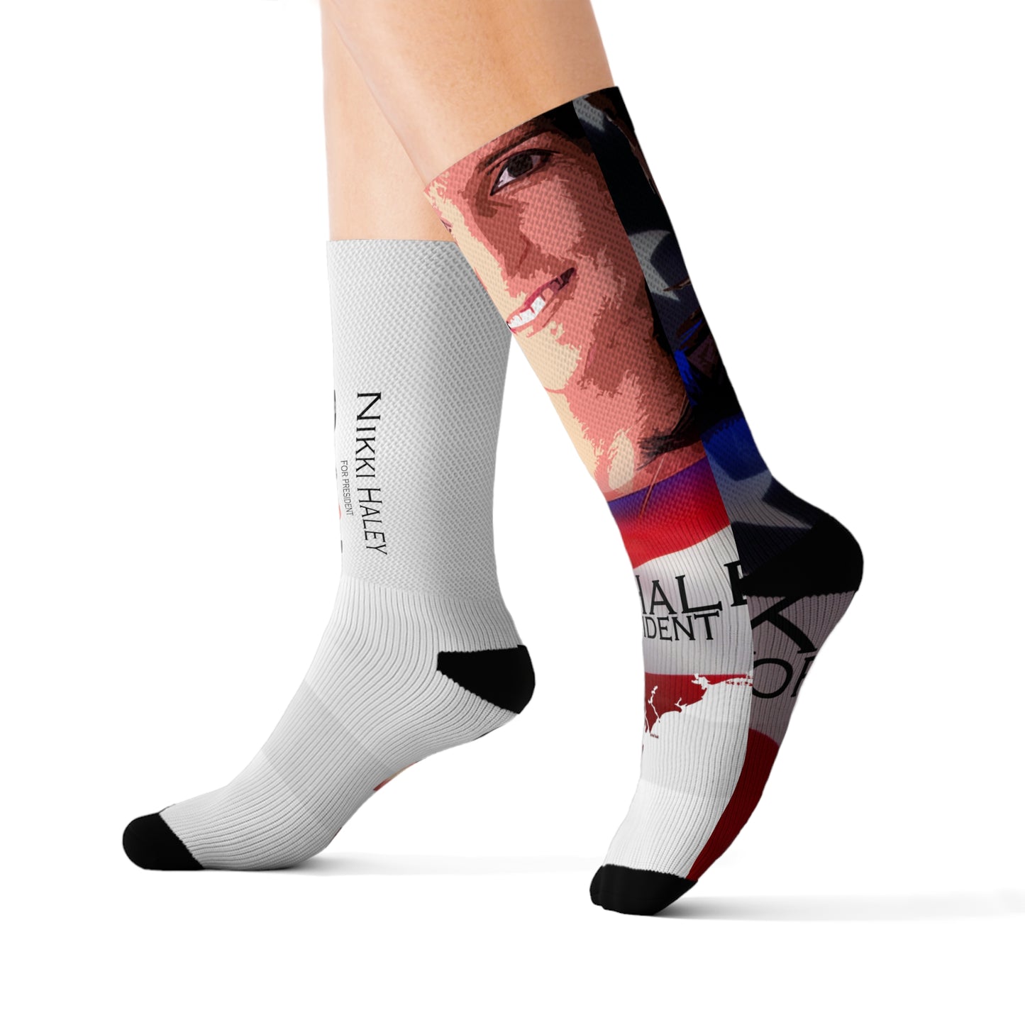 Nikki Haley Sublimation Socks