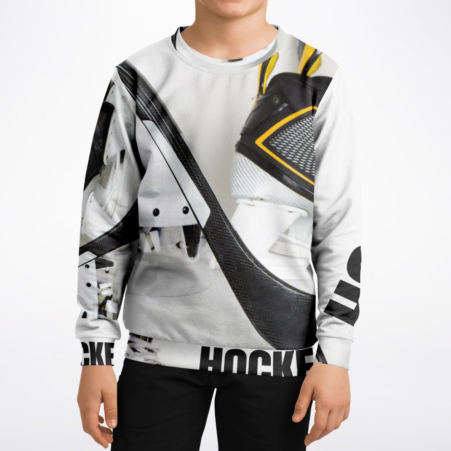 Skate Puck Athletic Kids/Youth Sweatshirt – AOP