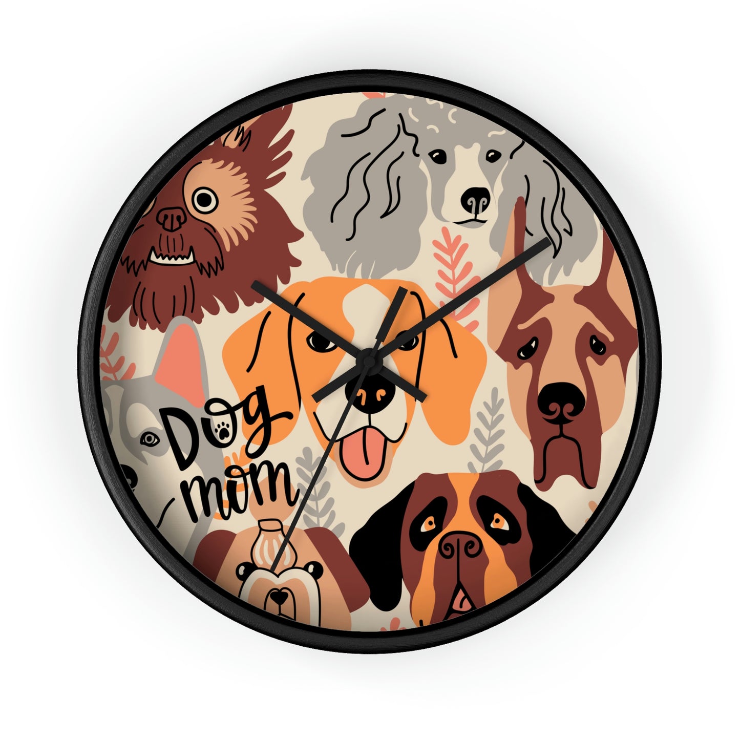 Few Dogs Wall Clock