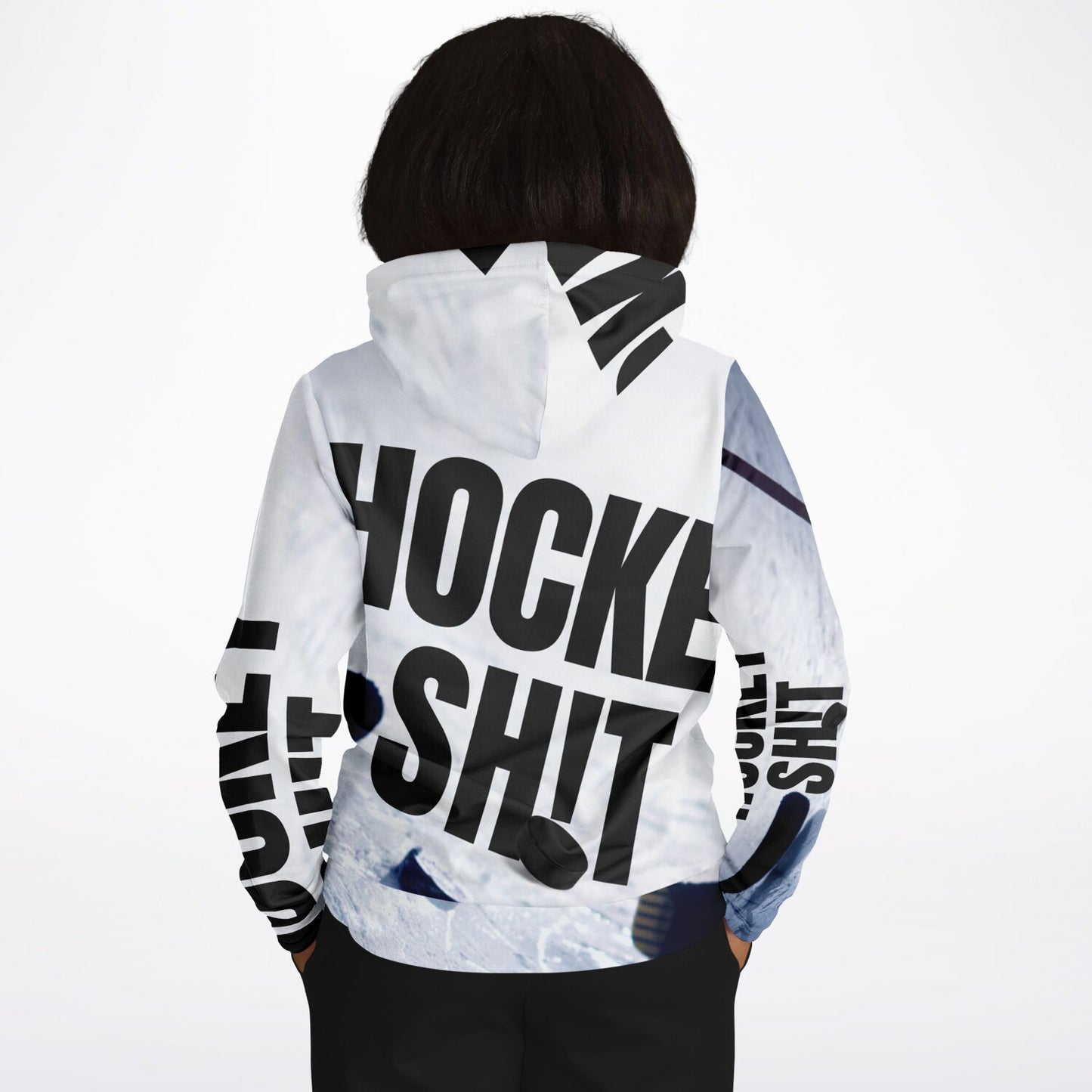 Black Ice Fashion Hoodie - AOP