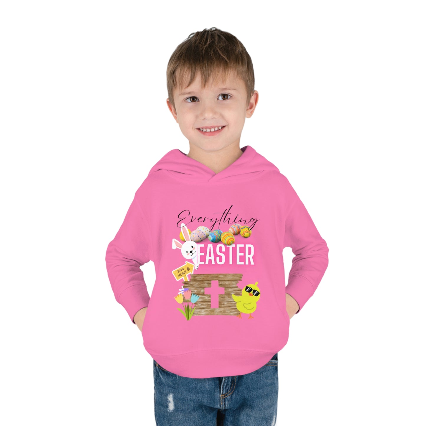 Toddler Easter Pullover Fleece Hoodie