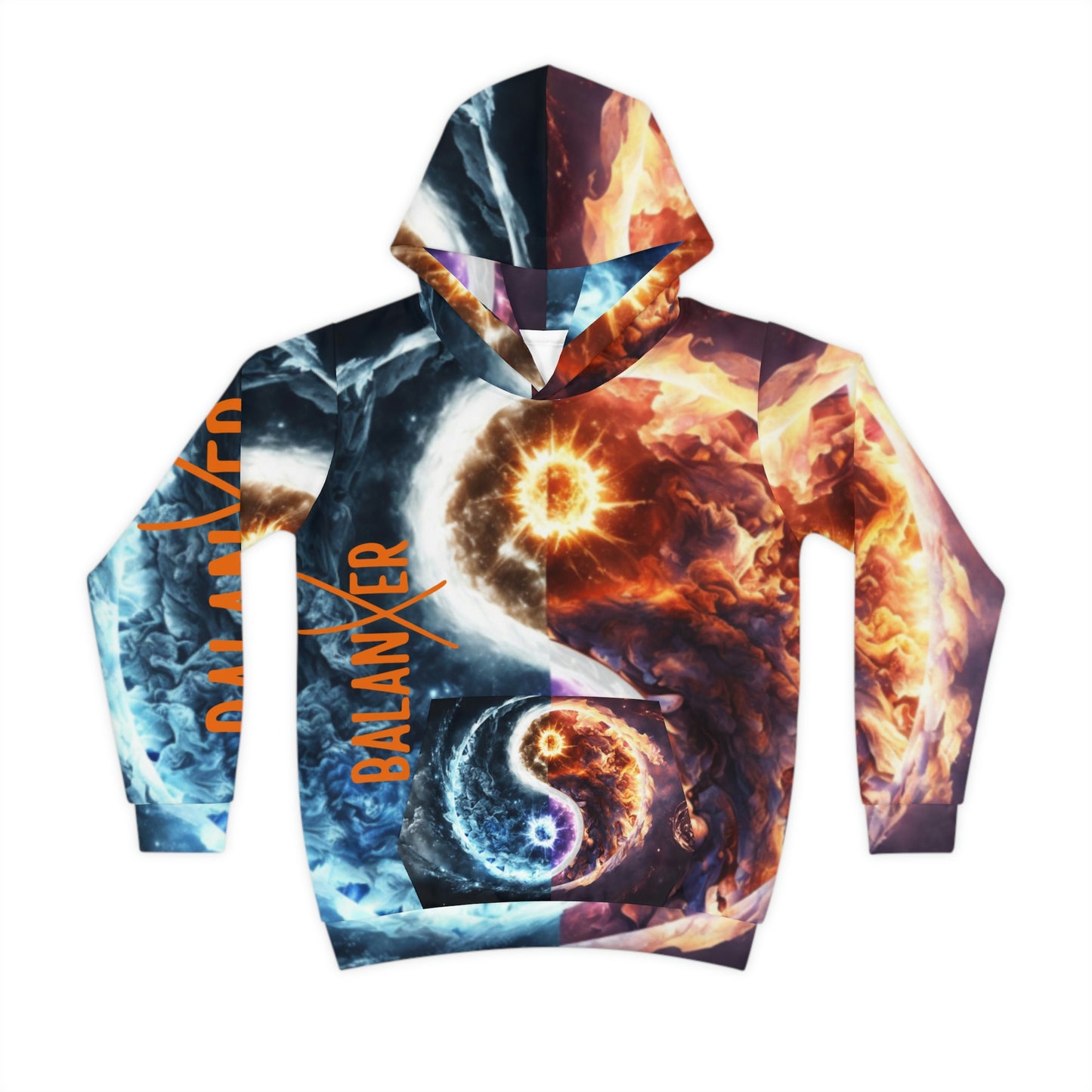 Balanxer Fire & Ice Children's Hoodie (AOP)